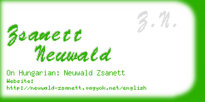 zsanett neuwald business card